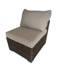 Модульный комплект из искусственного ротанга Абион Шоколад