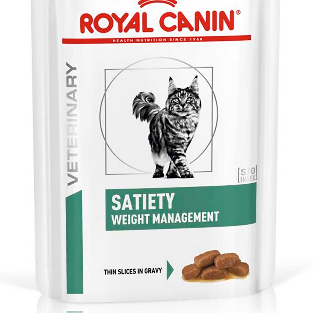 Royal Canin VET Satiety Weight Obesity Management 85  г - диета консервы (пауч) для кошек при ожирении