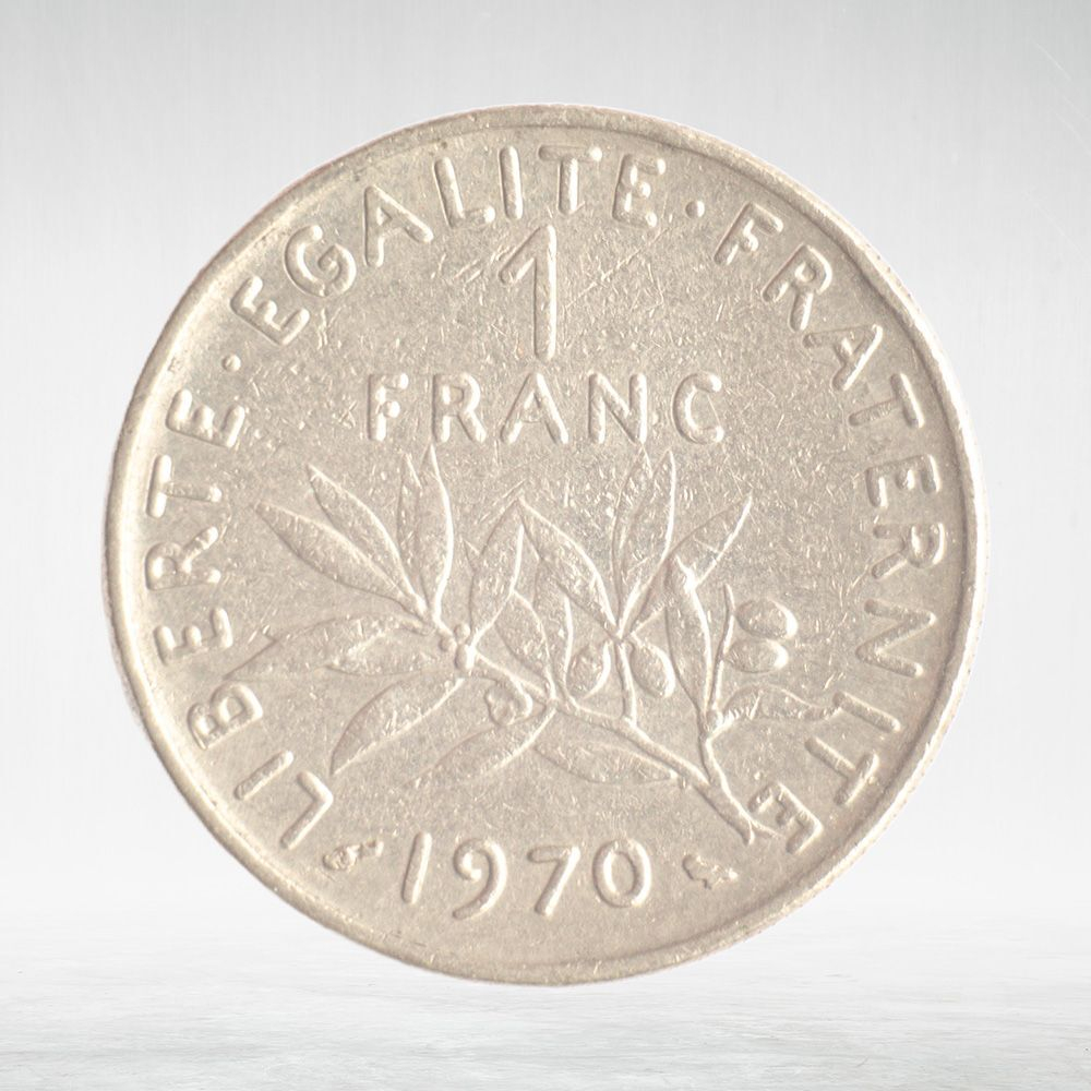France, 1 Franc 1970 - Signature "O. Roty", VF