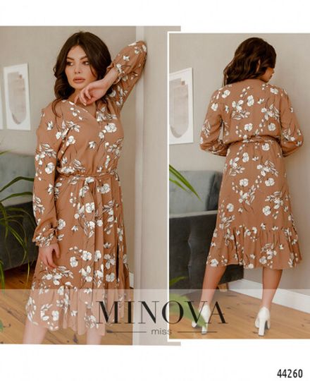 Платье 2172-пудровый Minova Фото 1