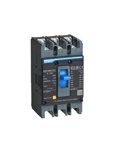 Выключатель автоматический 3п 63А 25кА NXM-125S (R) CHINT 131360