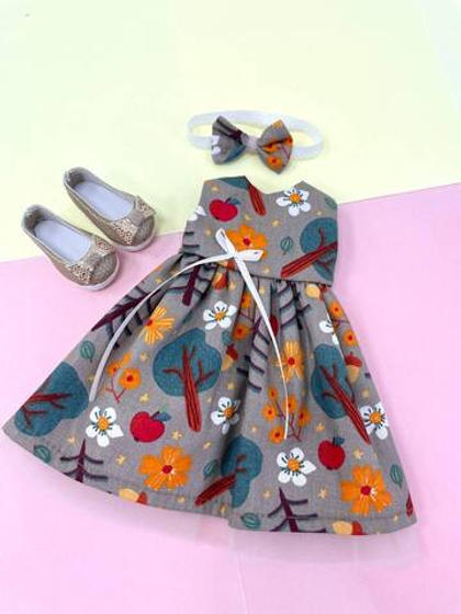 Платье "Осень" для куклы Paola Reina 32-34 см