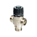 Клапан термостатический смесительный STOUT - 3/4" (НР, 30-65°C, Kvs 2.3, T-образное смешивание)