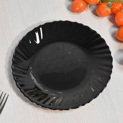 Тарелка десертная 19см Black волна