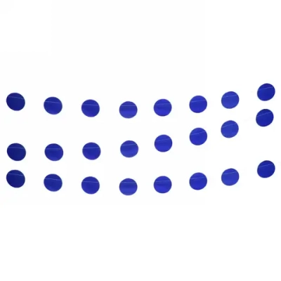 Растяжка «Вечеринка» 2,5 м 5 см Глянец, (24 штук), синий