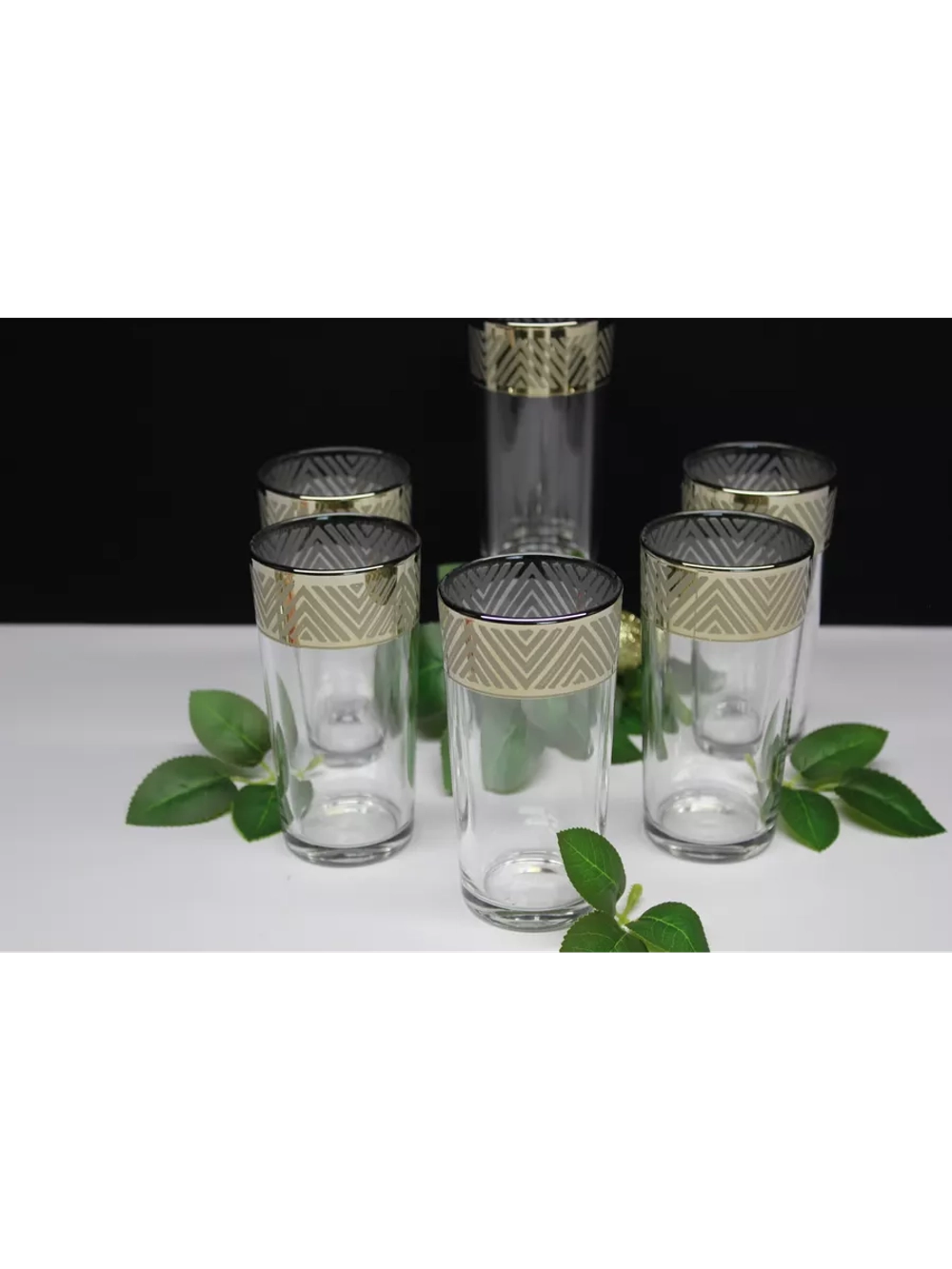 Стакан для напитков сока и воды высокие