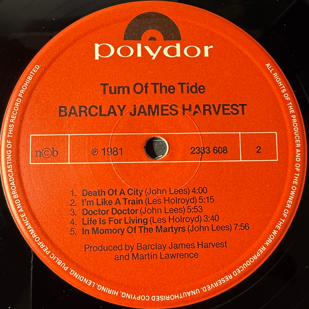 Barclay James Harvest - Turn Of The Tide (Скандинавия 1981г.)