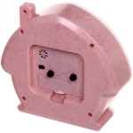 Будильник «Темари» домик розовый 14*15,5*4,5см G58