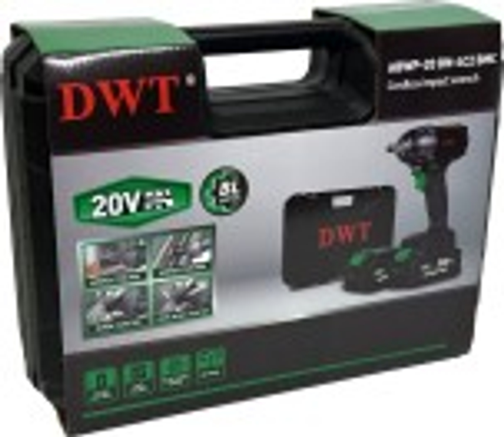 Гайковерт аккумуляторный DWT ABWP-20 DN-4C2 BMC ударный