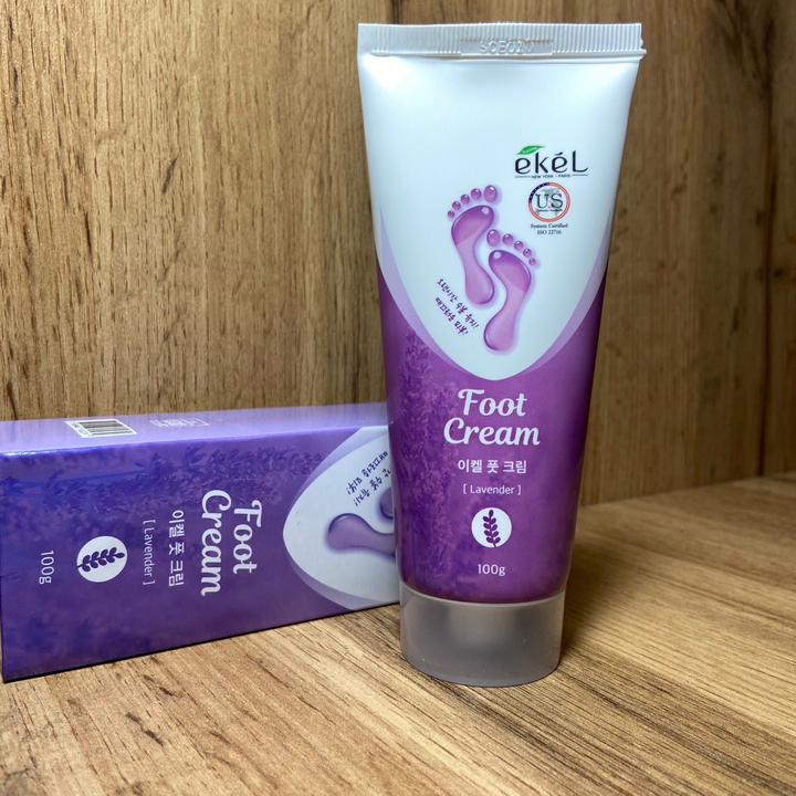 Крем для ног Ekel Foot Cream Lavender с ароматом лаванды 100 мл