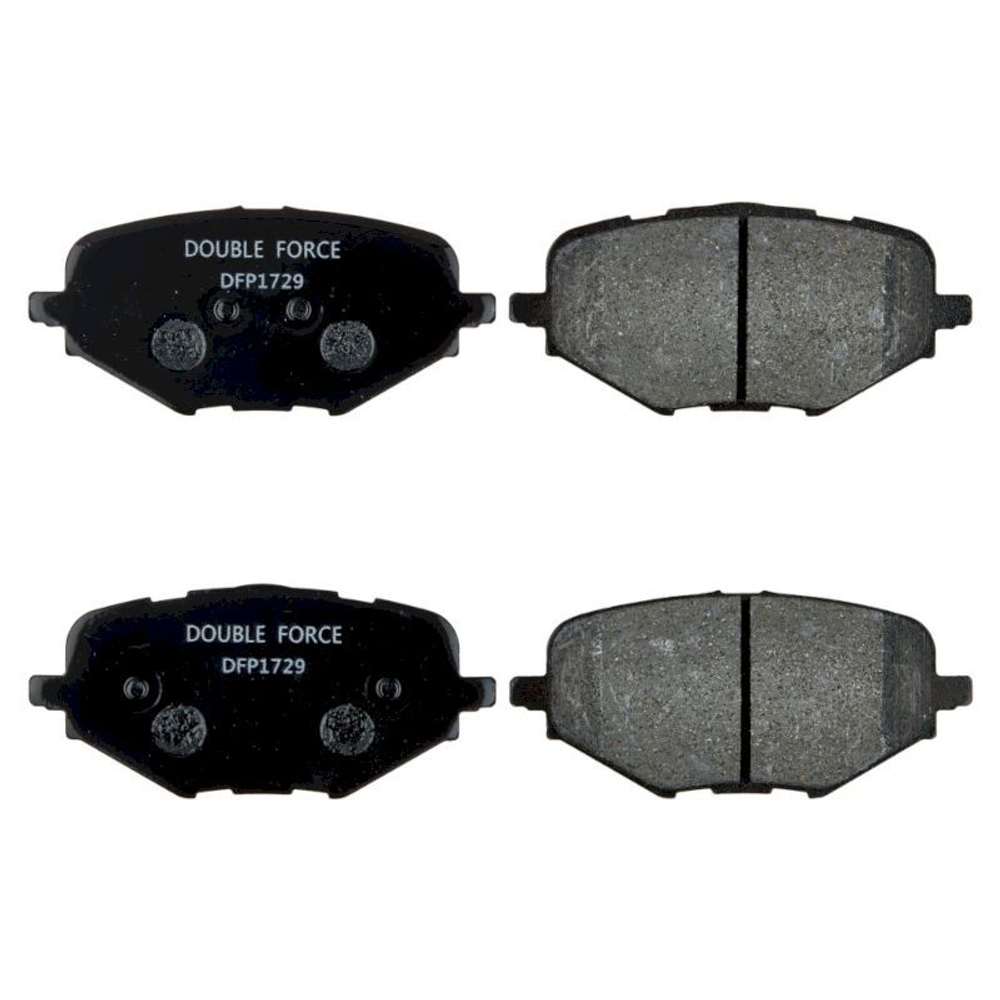 Колодки тормозные дисковые задние Double Force DFP1729