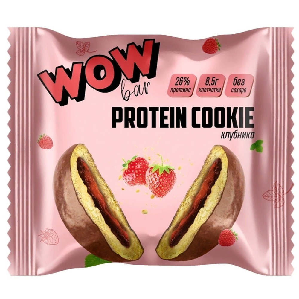 Prime Kraft WOWbar Протеиновое печенье с начинкой (40 гр.) срок годности 18.01.2023
