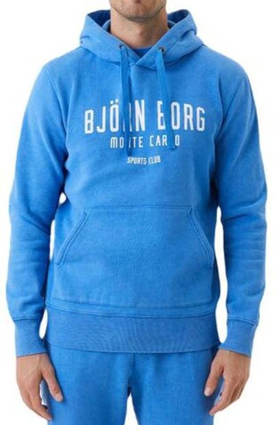 Мужская теннисная кофта Björn Borg Sthlm Hoodie - palace blue