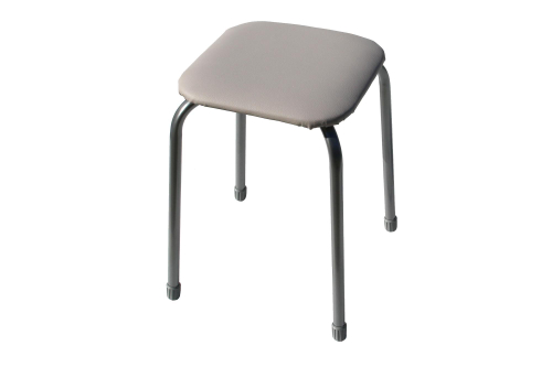 Табурет  Классика-3 арт.ТК03/С (квадратное сиденье), серый