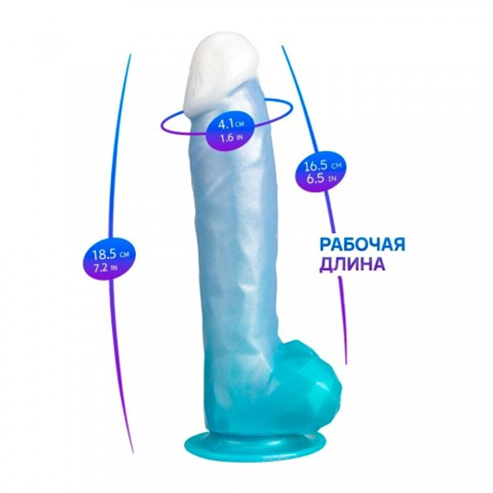 Фаллоимитатор Fantasy Angel от Silexd, голубой