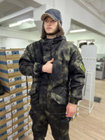 Костюм горка 5 зима лайт / черный мох