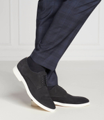 Кожаные броги jerrard_derb_sd BOSS BLACK - темно-синий(50466422)