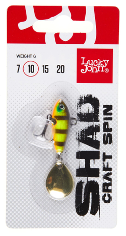 Тейл-спиннер Lucky John SHAD CRAFT SPIN 10.0г  004 в блистере