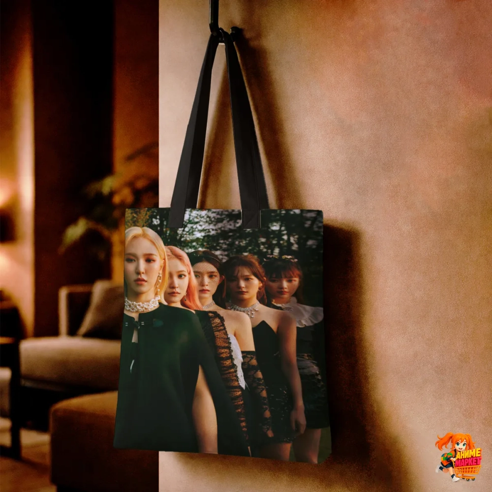 Сумка шоппер с принтом (G)I-DLE