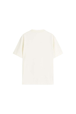 ZARA ФУТБОЛКА ИЗ ПЛОТНОЙ ТКАНИ, ЭКРЮ