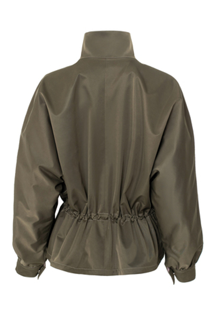 “Air jacket” Ветровка с драпировкой на молнии.