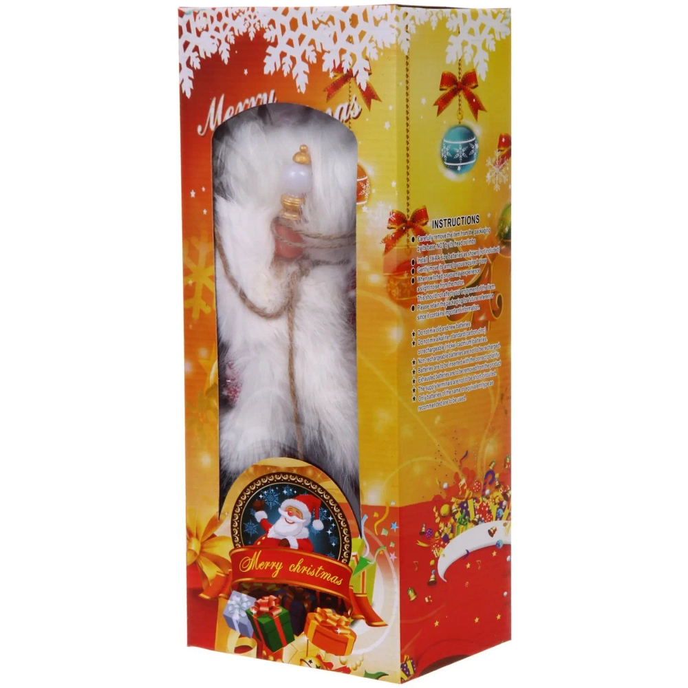 Дед Мороз - Лесовичок «Хранитель праздника» 40 см, Красный/белый