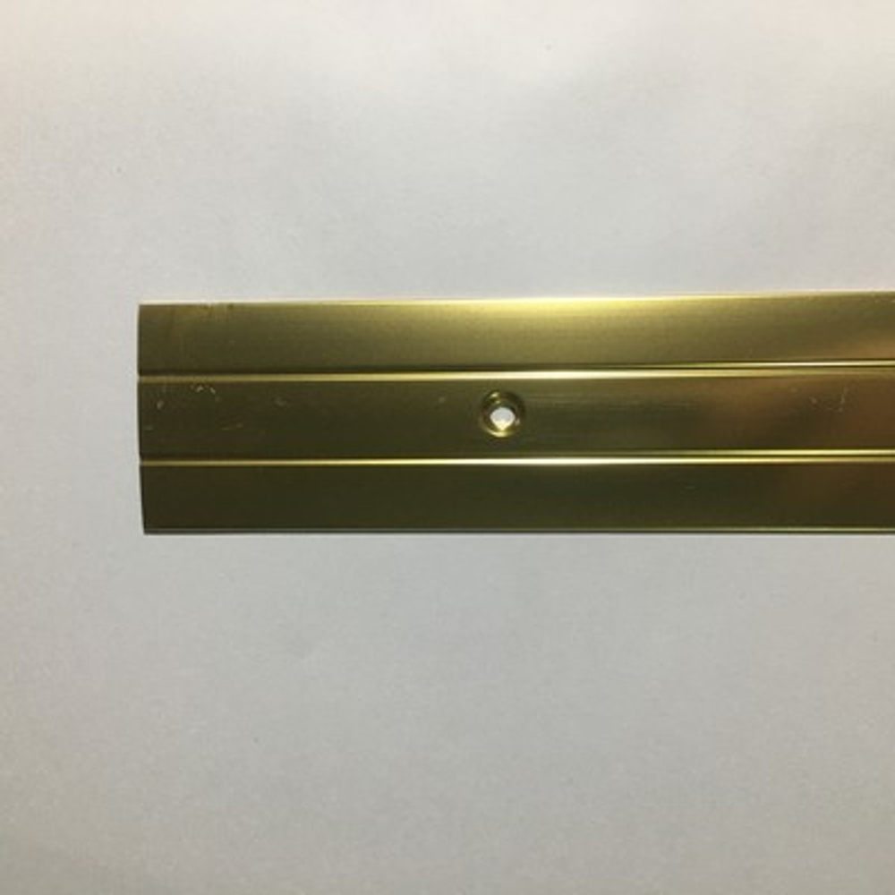 Порог-стык 38мм "DO-4" 2,7м Золото глянец анод. алюм.