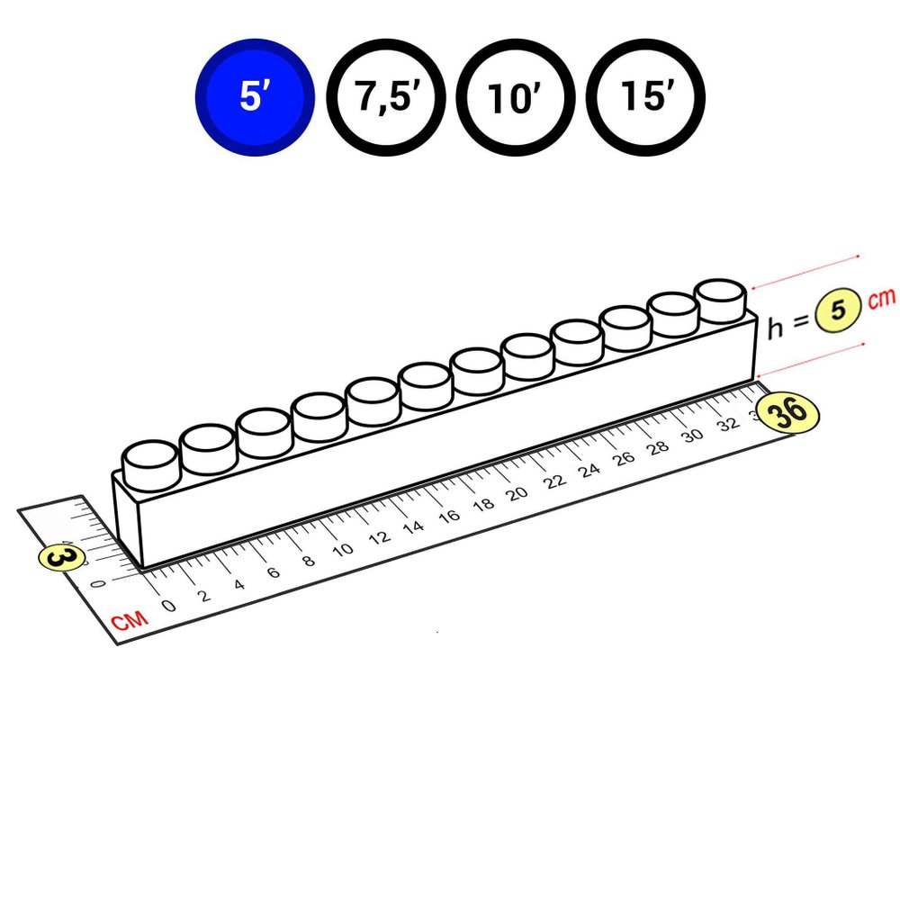 Балка синяя для конструктора Outdoor