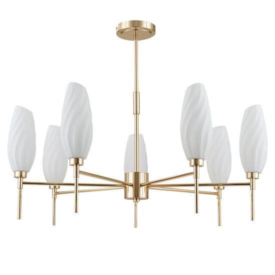 6518/7C MODERNI LN23 169 золотой Люстра потолочная G9 7*40W 220V SHIVON