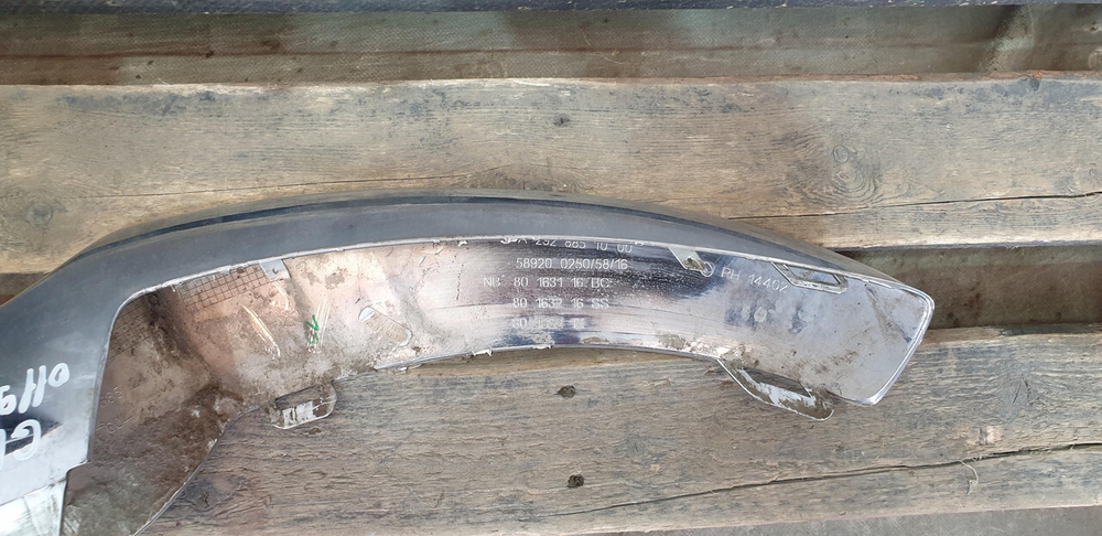 Накладка переднего бампера Mercedes GLE (C292) 15-19 Б/У Оригинал A2928850400