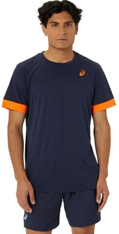Теннисная футболка Asics Court Short Sleeve - Blue