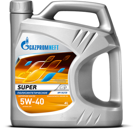 Моторное масло Gazpromneft Super 5w40 4л полусинтетика