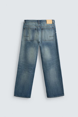 ZARA ДЖИНСЫ FLARE FIT, СИНИЙ