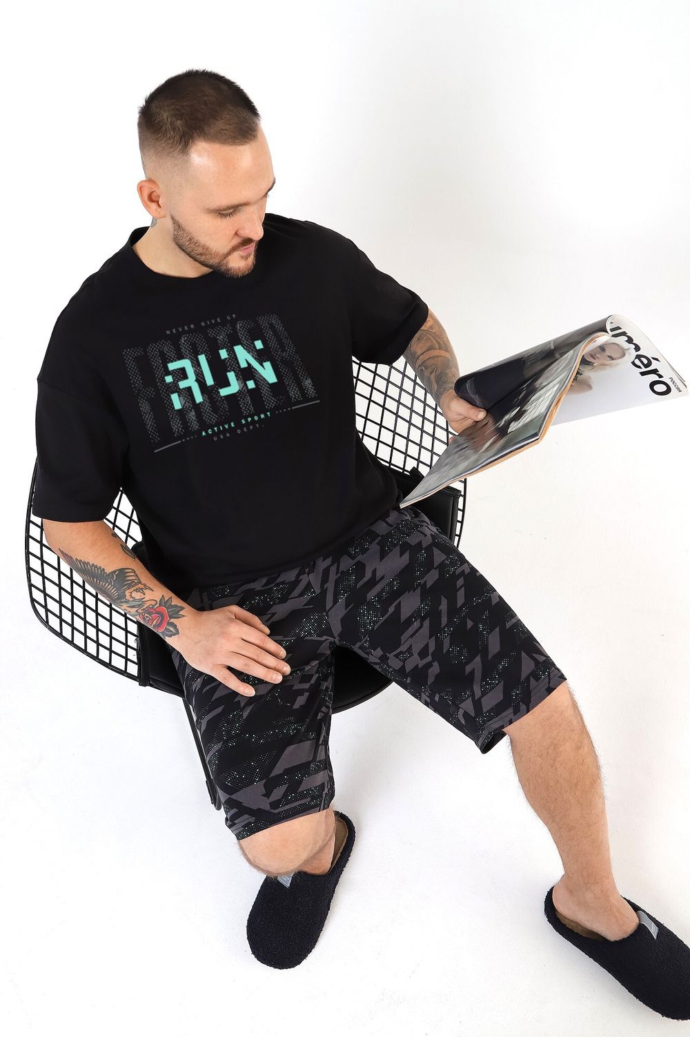 Костюм мужской Галилео-4 Виотекс ЧЁРНЫЙ