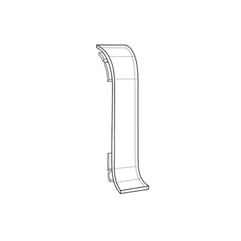 Плинтус LinePlast 58 мм Соединительный элемент