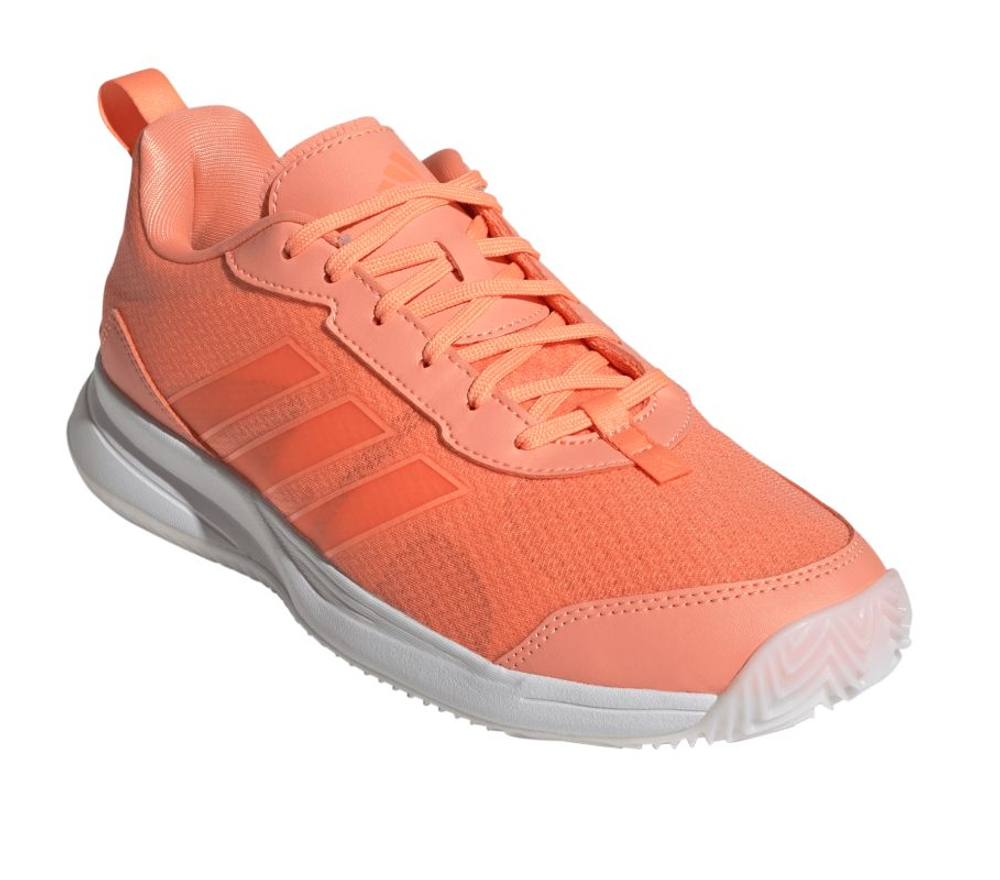 Женские теннисные кроссовки Adidas Avaflash - beam orange/beam orange/cloud white