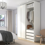 Гардероб - IKEA PAX/VIKANES/ ПАКС/ВИКАНЕС ИКЕА, 175x60x236 см, белый