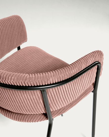 Стул Konnie розовый вельвет La Forma Испания