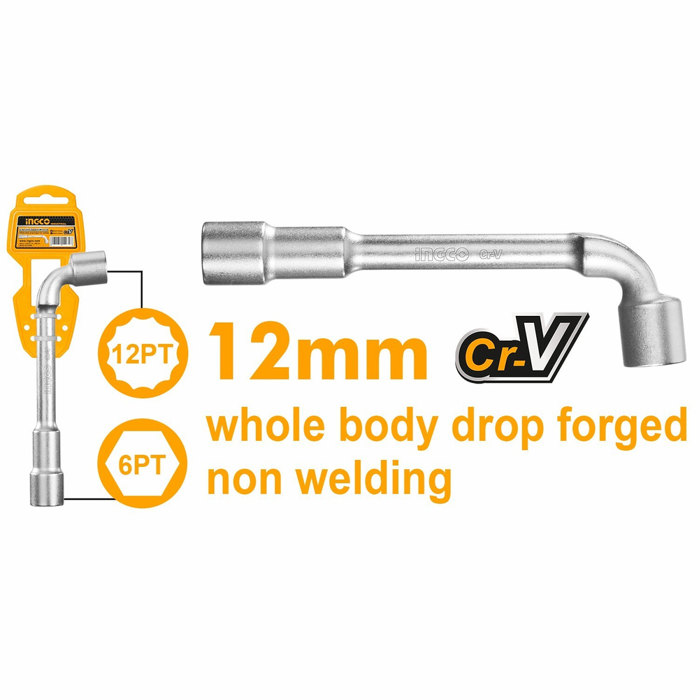 Торцевой L-образный ключ 12 мм INDUSTRIAL