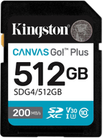 Карта памяти SDXC 512GB Kingston SDG4/512GB