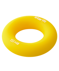 Эспандер кистевой ES-404 Кольцо, 15 кг, силикагель, желтый
