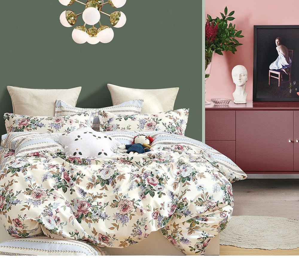 Постельное белье 1.5 спальное Asabella 1732-4S