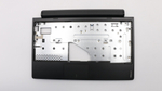 Верхняя часть корпуса (топ-кейс) для ноутбука Lenovo Flex 10, чёрный (90204582), оригинал
