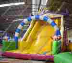 Надувной батут-горка "Шут", 10*5*9 м