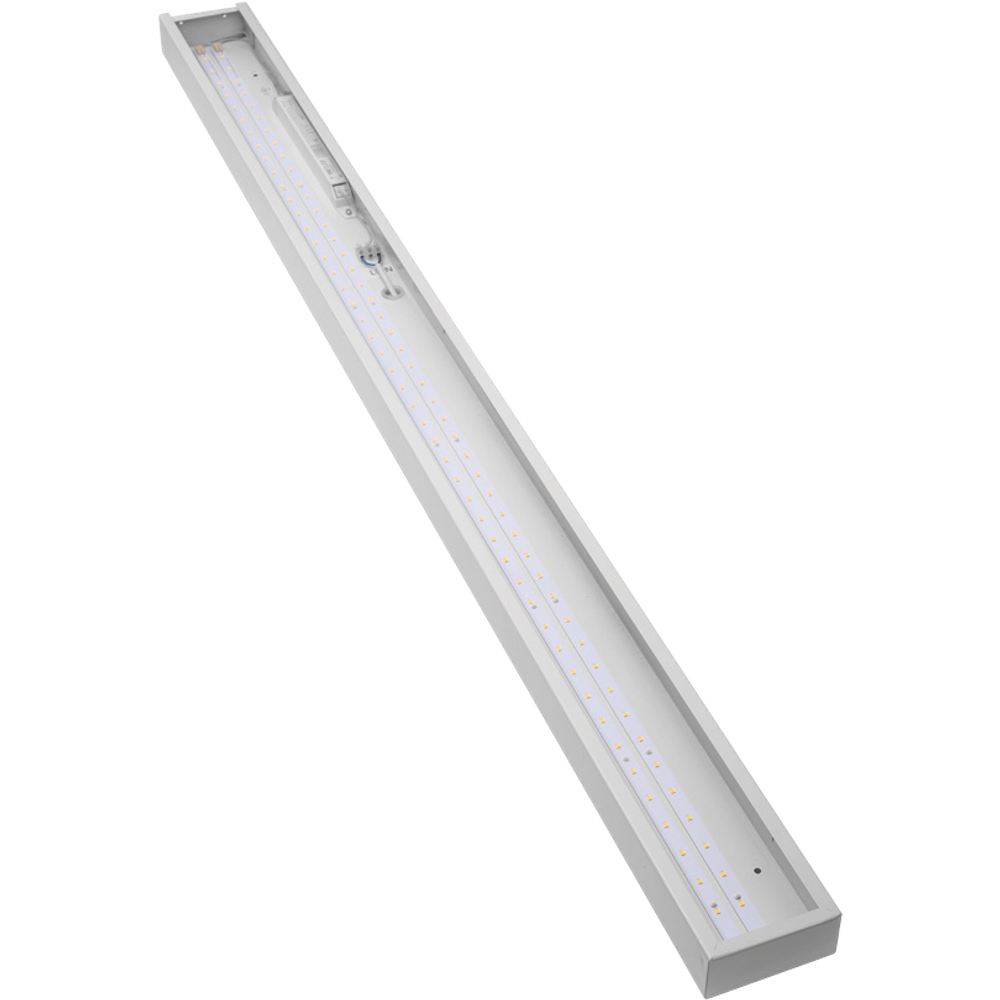 Светильник ГИМНАЗИСТ ДПО02-102 36Вт 5000К IP40 Микропризма 3950лм 1230х90х40мм WOLTA PRO