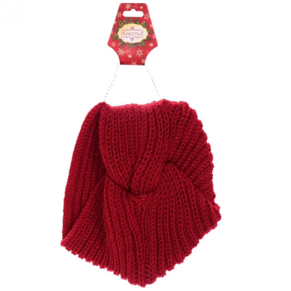 Повязка на голову теплая «Winter Turban», микс 6 цветов, 22*19см (Подвес Кокетка - Зима)