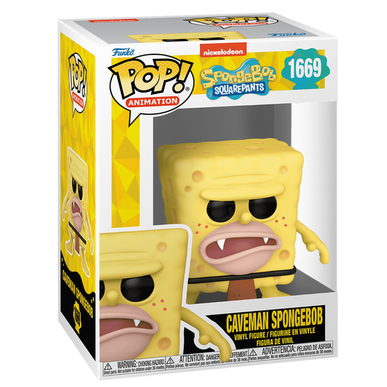 Фигурка Funko POP! Animation Spongebob Squarepants 25th Caveman Spongebob (1669) 75737