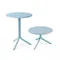 Регулируемый пластиковый стол Spritz Ø60 см, голубой