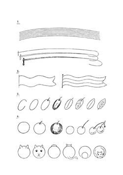 Наглядные уроки письма. Прописи, картинки, задачи, правила | Флеров Всеволод Александрович