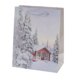 GAEM Пакет подарочный (бумага, плотность 210г/м2, блок микс 12шт), L18 W10 H23 см, 4в.